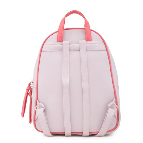 Caprese Mia Fashion Backpack Lilac Chic Dual-Color Backpack with Tassel Keychain, Ideal for College, Travel and Daily use 2 41cQa 7WtgL