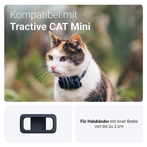 Tractive Befestigungshülle aus Gummi (2 STK.) für den CAT Mini GPS Tracker für Katzen