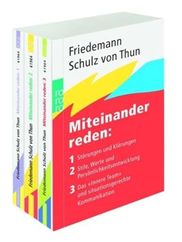 Preisvergleich Produktbild Miteinander reden 1-3: Störungen und Klärungen: Allgemeine Psychologie der Kommunikation / Stile, Werte und Persönlichkeitsentwicklung: Differentielle ... Team" und situationsgerechte Kommunikation