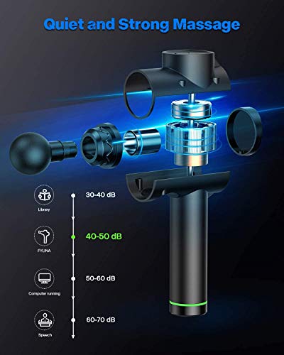 Massage Gun Deep Tissue Massager - Muscle Massage Gun with 30 Speed Levels Percussion Massage Gun for Athletes Percussion Massager Gun Deep Tissue Massage Gun Muscle Gun