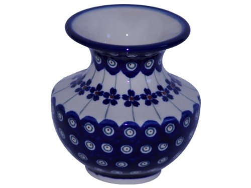 Vase Bunzlauer keramik motif 166 a petit pot en poterie bleue 11 cm