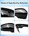 A Pair of Side Rearview Mirror Cover Cap Fit for VW Beetle 2012-2019 Jetta MK6 2011-2018 Passat B7 2011-2015 (Only for US Model with Turn Signal), Side Door Mirror Housing Trim Left & Right