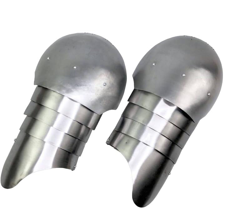 Medieval Segmented Shoulder Guard for Buhurts Steel Pauldrons Armor Costume for Halloween Cosplay