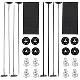 2sets/40PCS Radiator Fan Zip Ties Car Radiator Cooling Fan Mounting Kit Electric Transmission Cooler Mounting Kits Universal Mount Hold Down Installation Kit for Car Vehicle