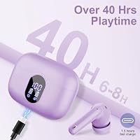 Kopfhörer Kabellos Bluetooth, Bluetooth 5.4 Kopfhörer, Tiefer Bass Ohrhörer – Ansicht 5