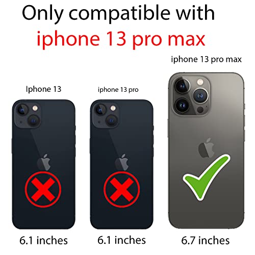 Image of Pikkme Back Cover | Defender Series | Shockproof | Full Camera & Drop Down Protection | Raised Edges | Super Soft-Touch | Bumper Case for iPhone 13 Pro Max (Black)