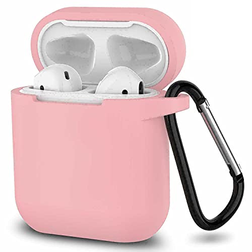ELLENNE Cover Silicone Slim per Apple AIRPODS 1/2 Custodia Rosa Chiaro