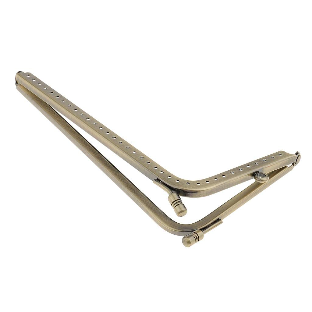 THE STYLE SUTRA® Bronze L Shaped Metal Purse Bag Making Frames with Kiss Clasps 16.5x9.5cm| Crafts | Sewing | Foundations & Undergarments | Purse Handles, Frames & Feet | |-image-10