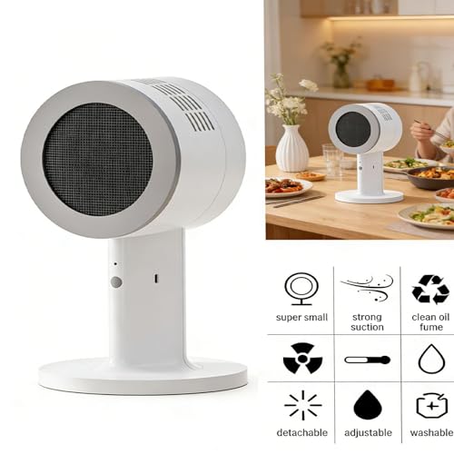 Extractor de humos de escritorio portátil campana para olla caliente 4