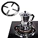 WQAPVHBG Wok Ring for Gas Stove, 5.24in Diameter Wok Stand with 0.1in Thickness, Gas Ring Reducer Stand, Iron Stove Support for Gas Stoves to Fix Moka Pots and Coffee Pots (1)