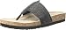 Skechers Cali Women's Granola Shimmer Chic Flip Flop, Black, 8 M US