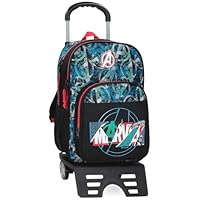Marvel Joumma Shield Mochila Escolar, Negro, 15,6L