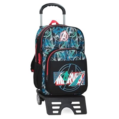 Marvel Joumma Shield Mochila Escolar, Negro, 15,6L | Ya disponible en tu tienda friki favorita! En mundofriki.es!