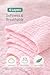Baby Washcloths, 3-Pack, 100% Cotton Soft Absorbent, 6-Layer Muslin Wash Cloths and Face Towels, Baby Bath Essentials for Newborns, Babies and Toddlers, 8x8 inches (Mocha)