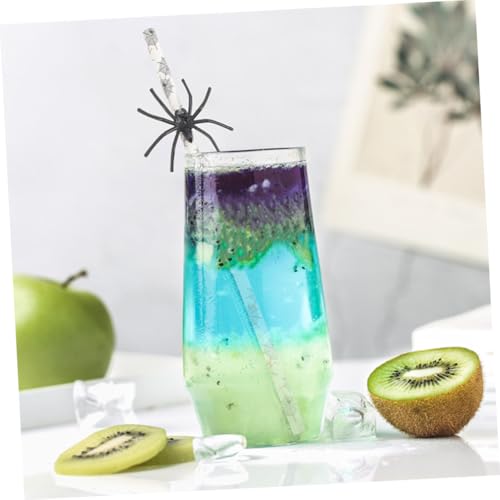 Nolitoy Pitillos de Papel para Halloween 40pcs miniatura 4