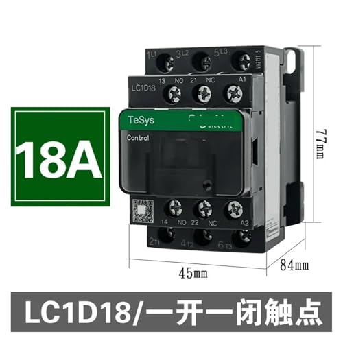 Contacteur tripolaire LC1D18 avec bobine 220V CA compacte - 2