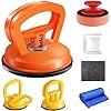 Extractor de abolladuras, paquete de 3 herramientas de eliminación de abolladuras, kit de eliminación de abolladuras para automóvil, extractor de abolladuras y kit de reparación de abolladuras
