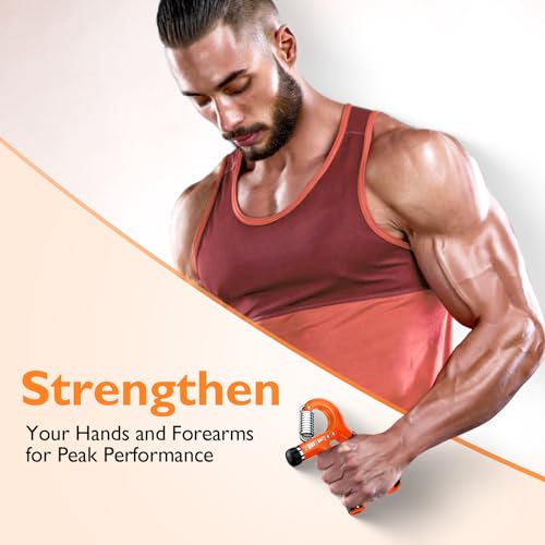 Image of FitBeast Grip Strengthener Forearm Strengthener, Adjustable Hand Grip Strengthener for Strength Training & Rehabilitation, 10-132 lbs Resistance, Ideal for Athletes and Physical Therapy (1 Piece)