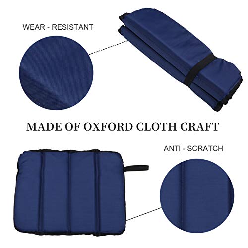 BESPORTBLE, 2 peças, almofada de assento de acampamento dobrável resistente ao desgaste, tapete de a