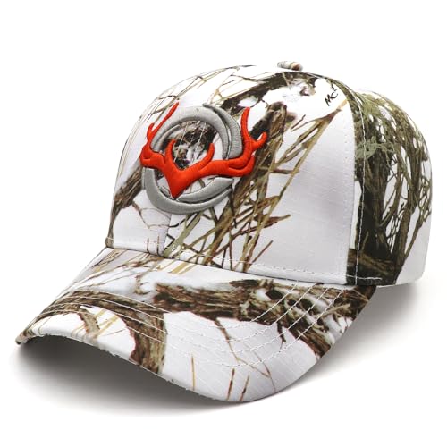 JUSOCC Deer Hunting Camouflage Hats Embroidery Adjustable Fishing Baseball Cap (US