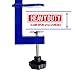 Downtown Pet Supply - Portable Dog Grooming Arm with Loop & Clamp for Pet Grooming Table - Dog Grooming Supplies 27in Foldable Blue Steel Arm with S/M (19 or 21in) No Sit Haunch Holder