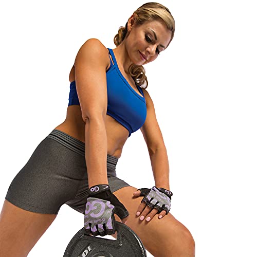 Gofit Gf-Wlg-M/Ppl Women’s Premium Leather Elite Trainer Gloves (Medium/Purple) #TOP5