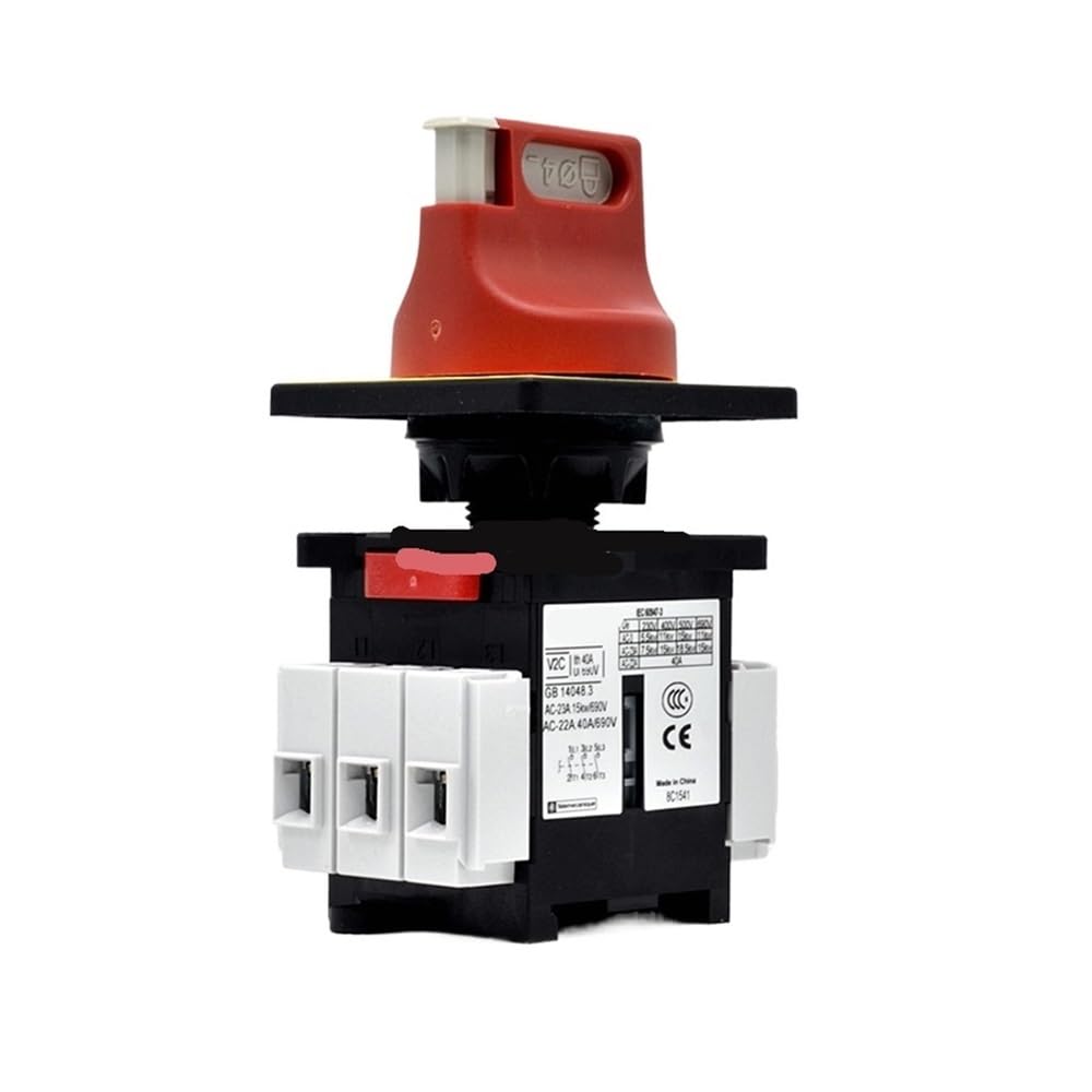 Interrupteur-sectionneur VCD2C 40 A triphasé avec commande KCD1PZC