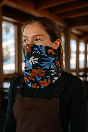 Skida Winter Neck Warmer - Colorful Fleece Lined Neck Gaiter | Winter Walking, Skiing, Snowboarding, Cold Weather Fashion3