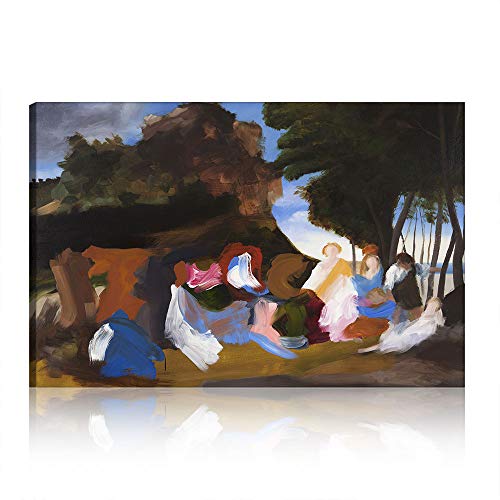Tableau mural Five impression toile salon decoration maison 50x70cm