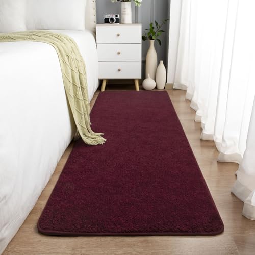 Zedrew Burgundy Red Area Rugs for Bedroom Living Room, 2x6