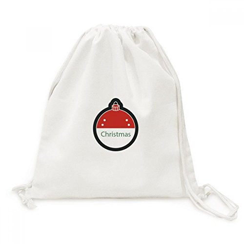Sac de voyage Noël sac cordon toile et badges pour petits cadeaux festifs