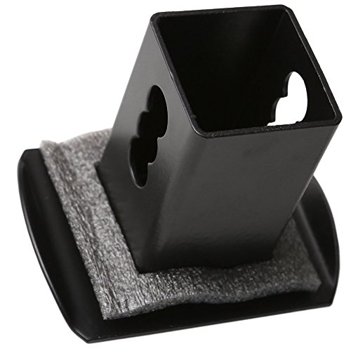 Lfparts 100% Metal Skull 3D Emblem Trailer Hitch Cover Fits 2" Receivers (Black On Black) #TOP2