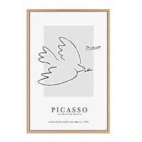 SIGNWIN Framed Canvas Wall Art Famous Paintings by Pablo Picasso Canvas Prints Home Artwork Decoration for Living Room,Bedroom - 16x24 inches