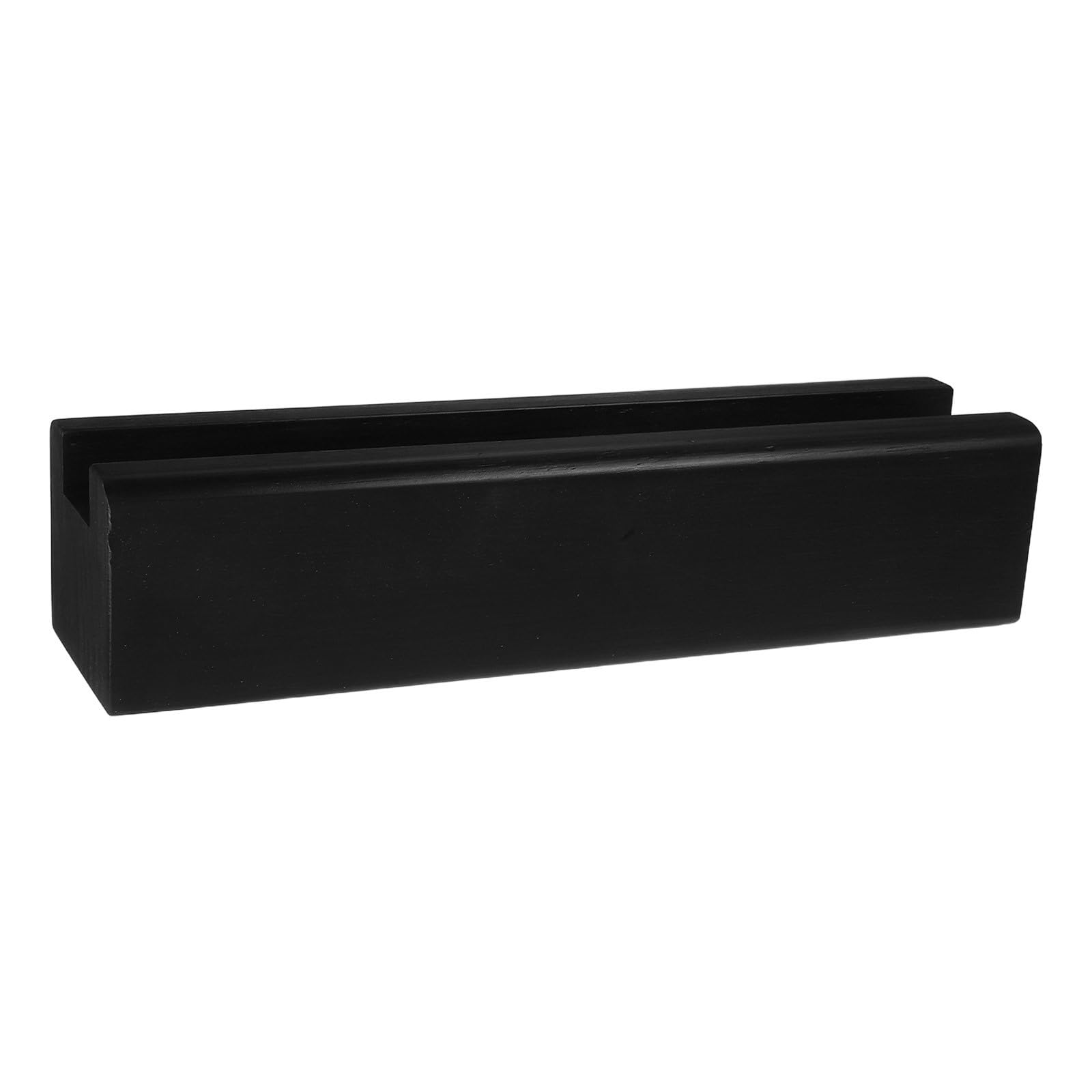 Socle de miroir sur pied en bois foncé pour sublimer le miroir de votre dressing
