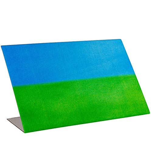 Little Folk Visuals Small Mounted Flannel Board, Blue/Green