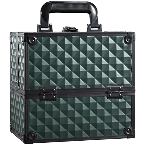 FRENESSA Makeup Case Makeup Box Cosmetic Train Cases Portable Make