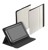 yayago Tablet Book-Style Tasche in Weiß mit Standfunktion - Ultra Flach - für Archos 101 Oxygen