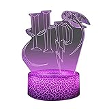 【Luz nocturna de visión 3D creativa】La luz nocturna de ilusión está hecha con tecnología 3D, el diseño del personaje es realista, los 16 colores se cambian por control remoto y control táctil, creando una hermosa ilusión 3D, que es un regalo popular para los fanáticos de los niños y muchachas.