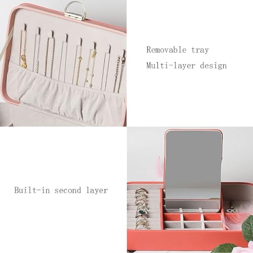 Boîte à bijoux multicouche grande capacité blanche coffret de rangement bagues boucles
