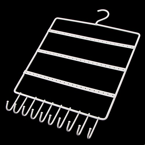 gazechimp Suporte De Parede Suporte Para Rack De 120 Furos Suporte Para Vitrine Organizador De Jóias