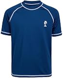iXtreme Boys' Big Palm Tree Rash Guard, Size 5, Navy