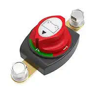 Car Battery Disconnect Switch 12v Heavy Duty,Battery Cut Off Switch Negative On/Off 12-48V Top Post,Battery Kill Switch for Car, Vehicles, RVs, Campers, Trucks and Boats