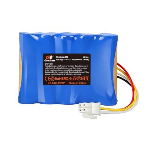 Ersatzakku 18 5V 5000mAh Mähroboter Akku für Husqvarna Automower 310 315 315X Ersatzakku Modell 584 85 28-02 Kompatible mit Gardena Sileno City 250 500 R100Li Sileno+ R130Li R160Li Rasenroboter