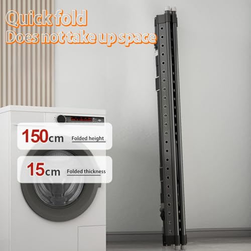 Portant à vêtements pliable double barre penderie mobile réglable