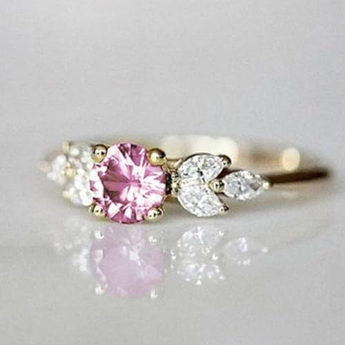 Dainty Shiny Zirconia Engagement Rings for Women3