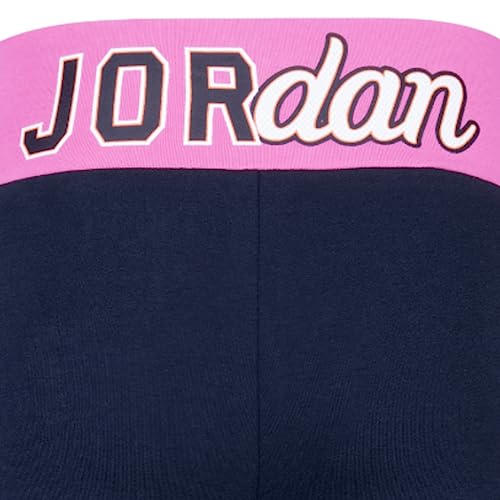 Jordan Pink Pack High Rise Leggings Girls Size Medium to X-Large Color Black, Pink, Orange, and White3