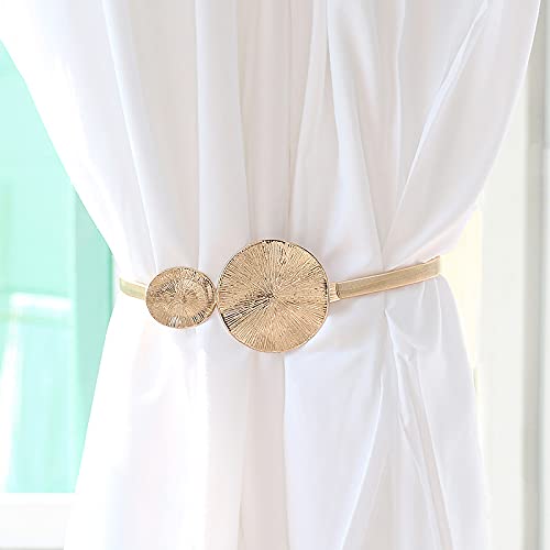 Boucle rideau perle élan argenté et accessoires de décoration