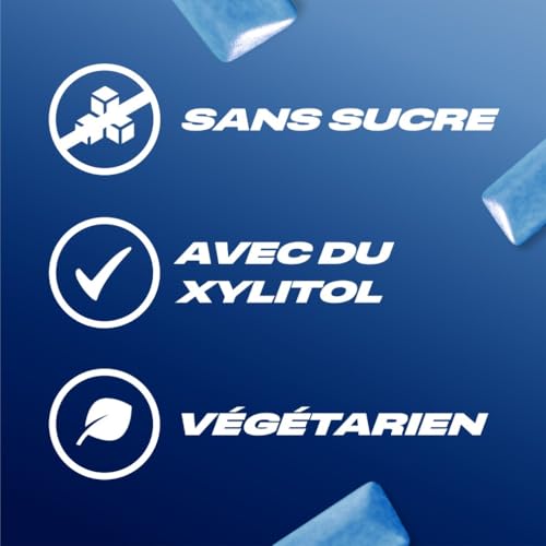 Chewing gum Menthol Fort Eucalyptus Sans Sucres Airwaves Les 5 Paquets De 10 Dragées - vue 7