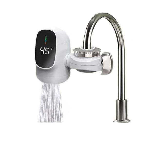 Drumstone 𝟏𝟓-𝐘𝐞𝐚𝐫𝐬 𝐖𝐚𝐫𝐫𝐚𝐧𝐭𝐲 Instant Electric Water Heater Tap with LED Temperature | 3-Sec Fast Heating Faucet | Hot & Cold Water Mixer Tap for Kitchen & Bathroom | Energy-Saving Geyser-image-26