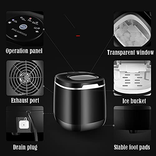Máquina de Hielo portátil para cubos pequeños miniatura 3